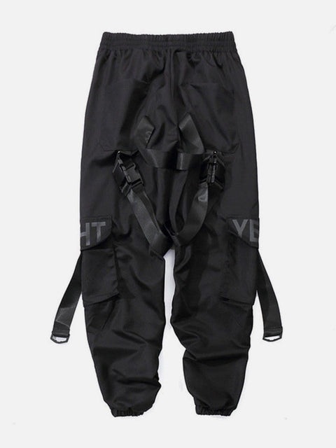 "Streamer buckle" Cargo Pants