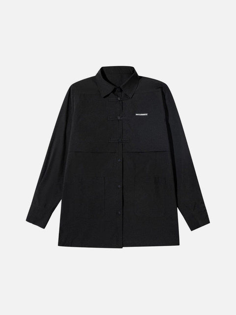 Solid Color Labelling Shirt