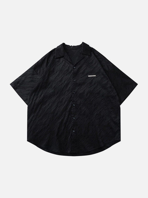 Textured Short Sleeve Shirt