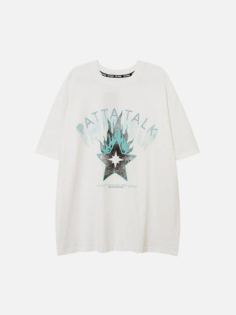 Burning Star Graphic Tee