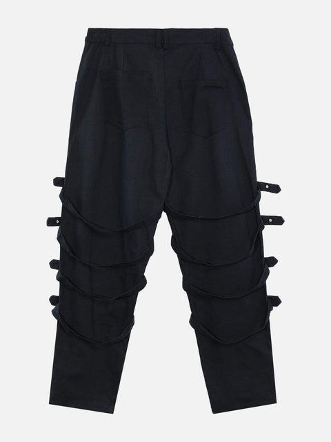 Punk Metal Decoration Pants
