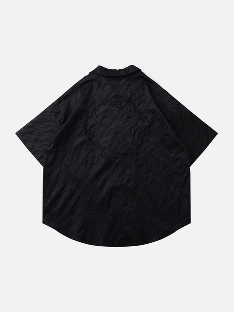 Textured Short Sleeve Shirt