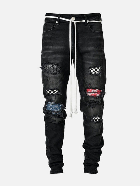 "Checkerboard" Jeans