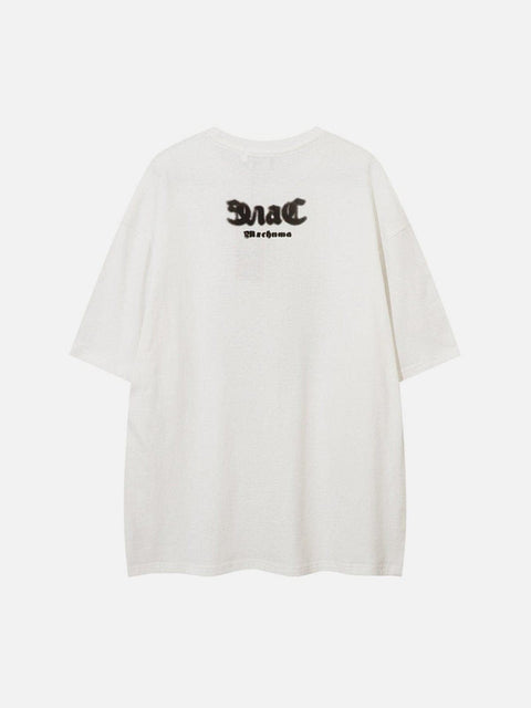 Graffiti Silhouette Graphic Tee