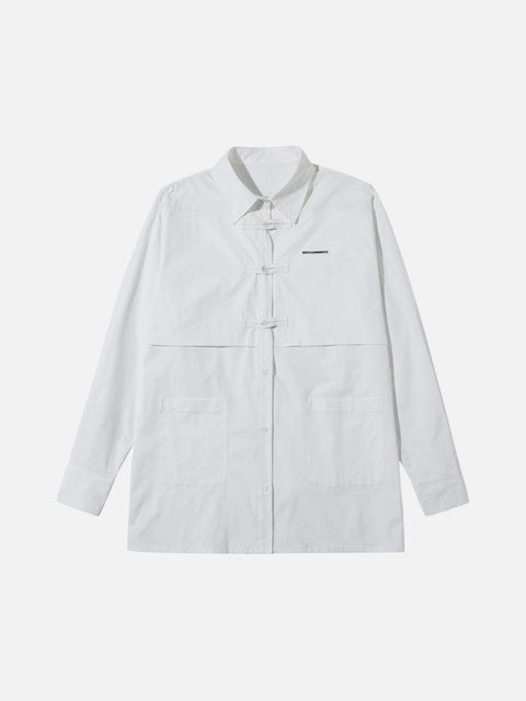 Solid Color Labelling Shirt