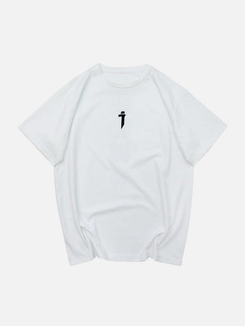 Cyberpunk Devil Embroidery Tee