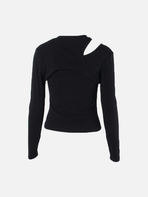 Irregular Patchwork Sleeve T Shirt