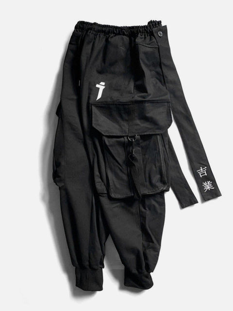 " Destruction god black angel " Cargo pants