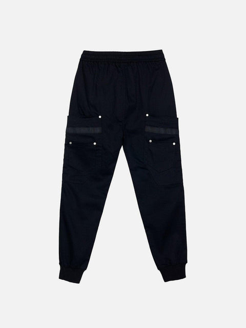 Patchwork Pockets Cargo Pants