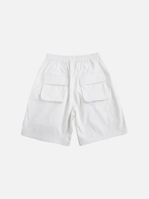 Combat Zipper Pockets Cargo Shorts