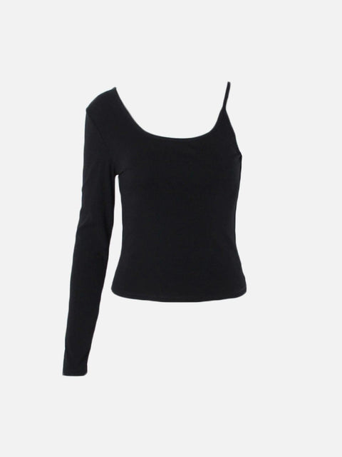 Irregular Patchwork Sleeve T Shirt