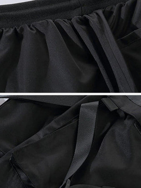 "Multi-pocket Beam Foot" Cargo Pants