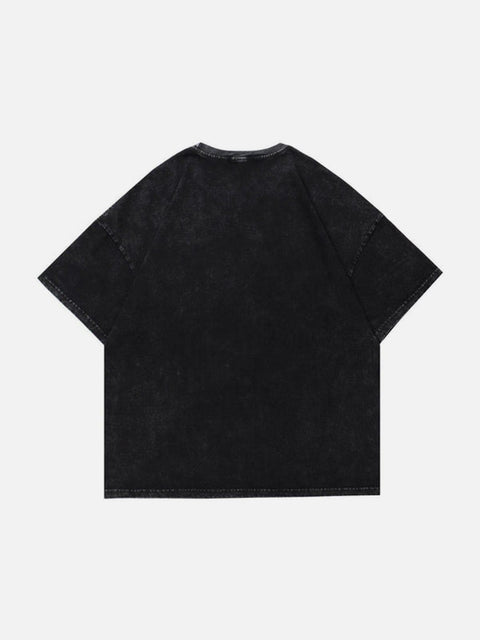 Bombing Letters Washed Graphic Tee