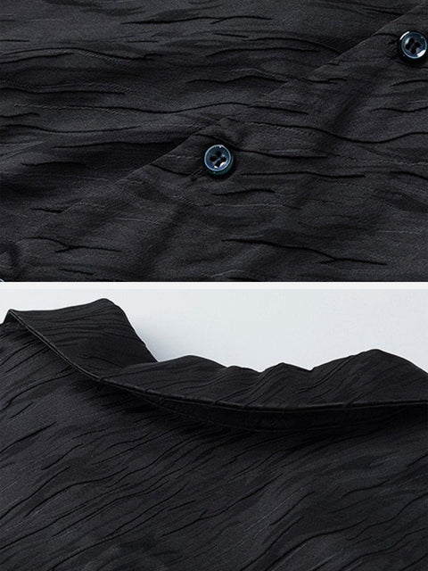 Textured Short Sleeve Shirt