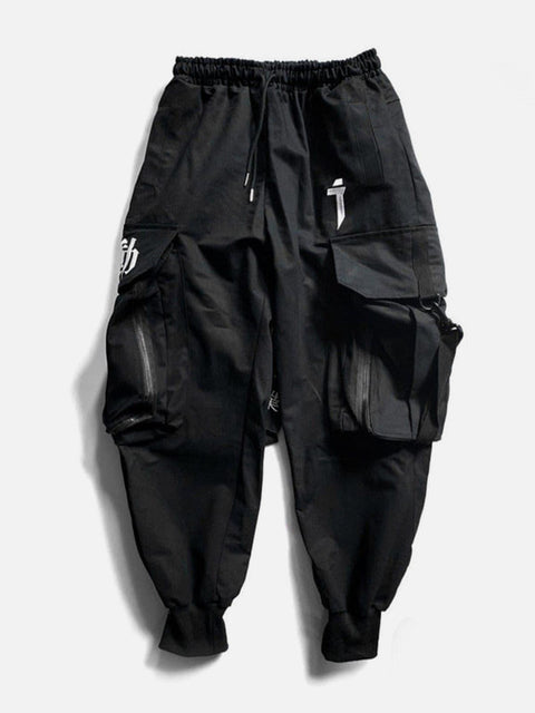 " Destruction god black angel " Cargo pants