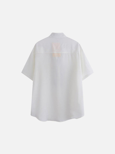 Falme Chain Tie Short Sleeve Shirt