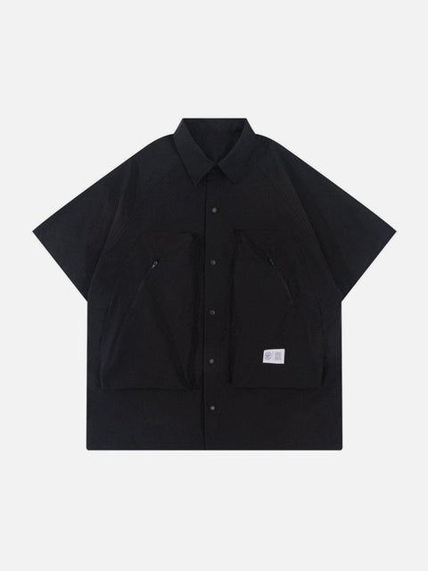 Big Pocket Zipper Shirt