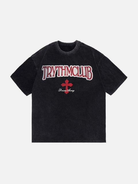 Letter Graphic Oversized Tee