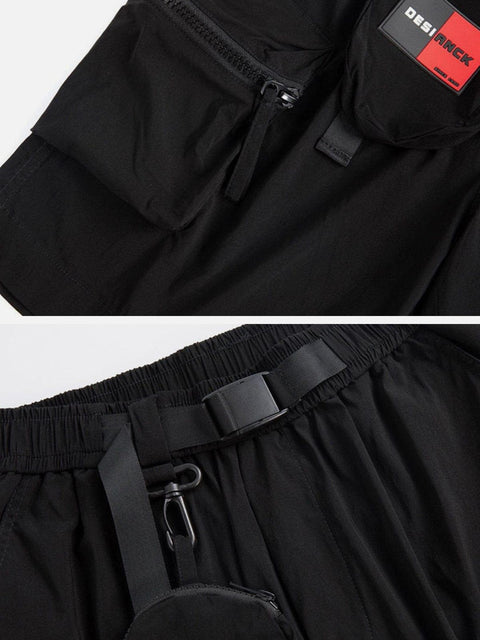 Combat Stereoscopic Multi Pockets Cargo Shorts
