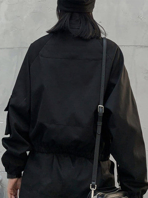 Labeling Pockets Stand Cargo Jacket