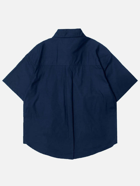 Multi Pockets Strap Shirt