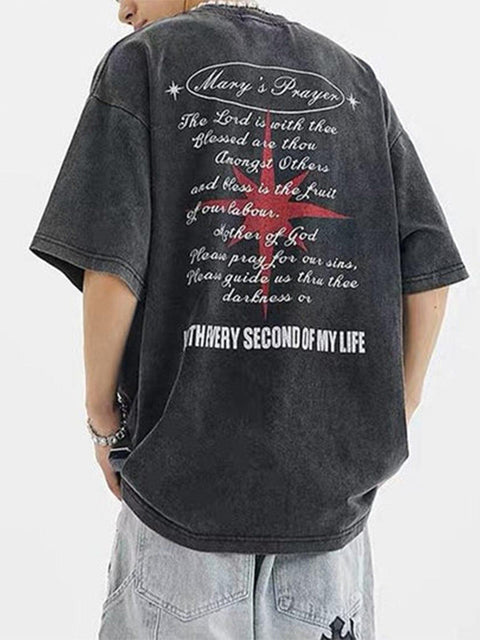 Letter Graphic Oversized Tee