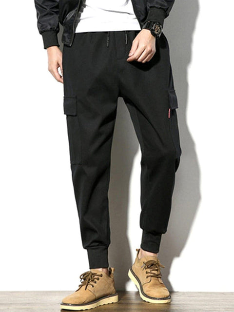 "Multi-pocket Beam Foot" Cargo Pants