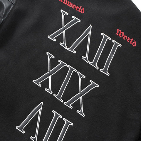 "Digital Print" Varsity Jacket