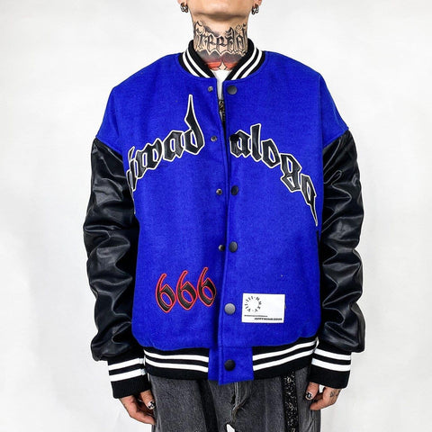 "Digital Print" Varsity Jacket