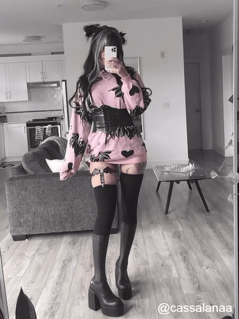 Dark Bat Knit Sweater