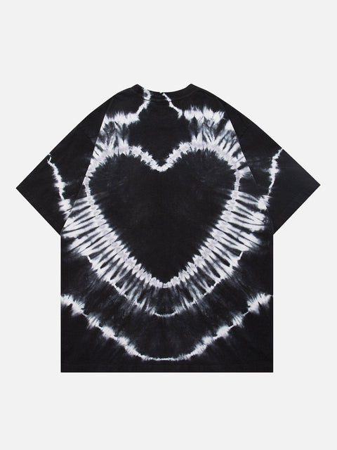 “Angles AROUND ME Tonight”Tie Dye Graphic Tee