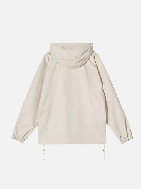 Hidden Pockets Zip Up Jacket