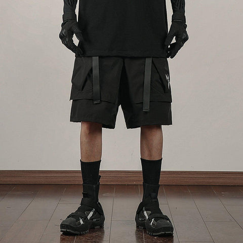 Function Long Zip Up Cargo Shorts