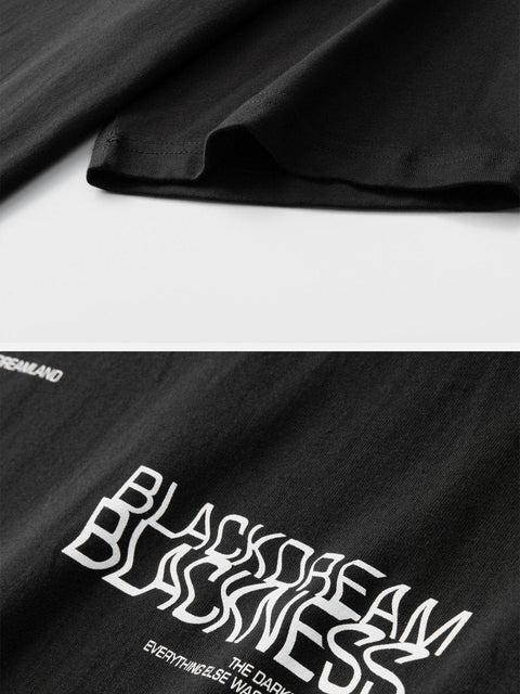 Distort Letters Graphic Tee