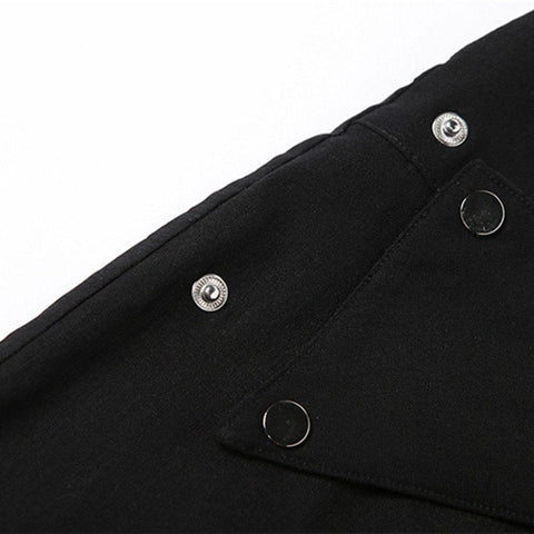 High Waist Cut-out Chain Flared Pants