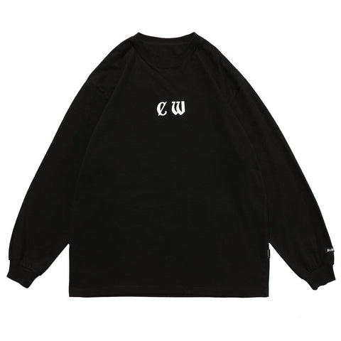Forest Trailer Print Oversized Sweatshirt