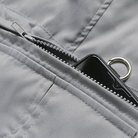 Multi Pockets Zipper Cargo Shorts