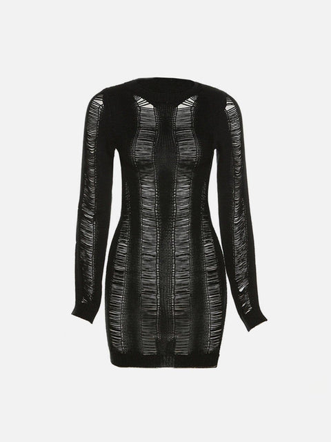 Hollow Backless Dress
