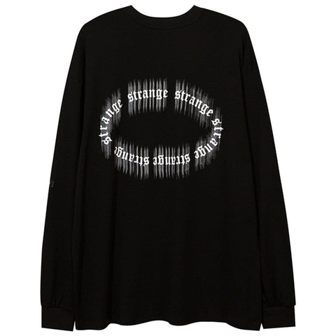 Phantom Alphabet Prisoner Print Sweatshirt
