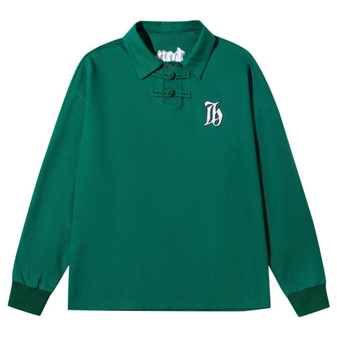 Solid Color Embroidery Sweatshirt