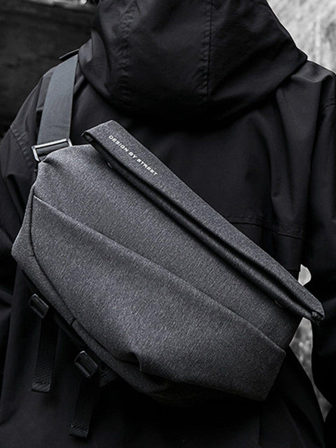 Waterproof Pleated Crossbody Bag