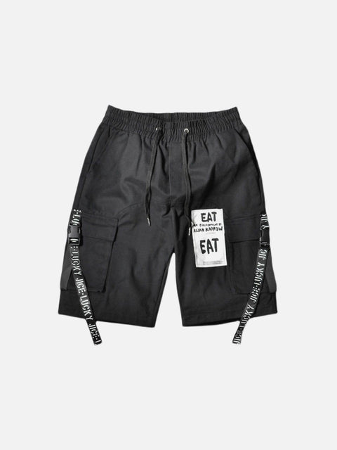 Big Pocket Buckle Cargo Shorts