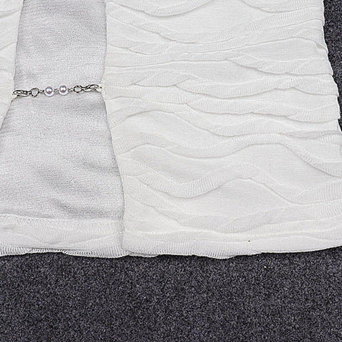 Sexy Hottow Out Folds Vest