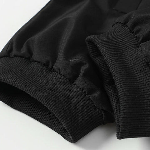 Multi Pockets Ribbons Cargo Pants