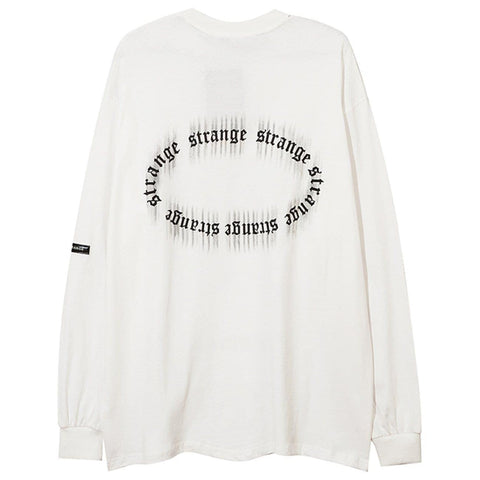 Phantom Alphabet Prisoner Print Sweatshirt