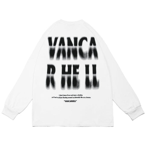 Unreal Letters Cotton Oversized Washed Sweatshirt