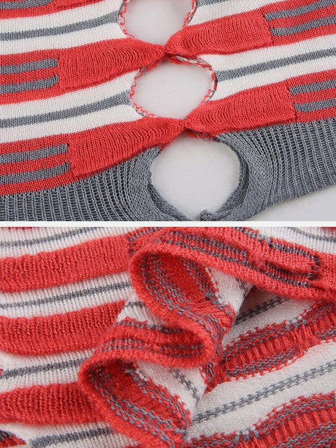 Hollow Stripe Suit