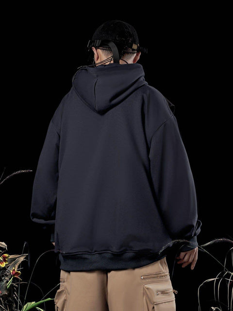 Patchwork Vest Hoodie