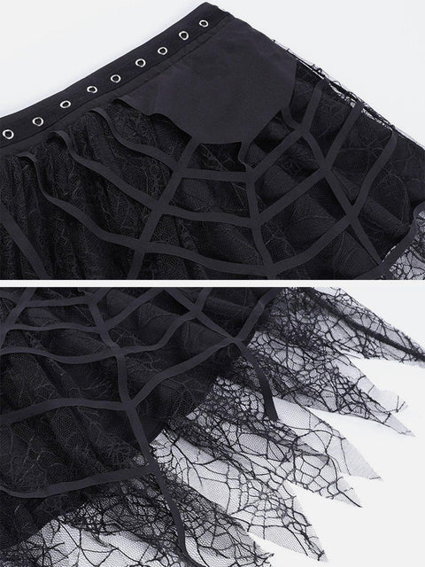 Lace Spider Web Skirt