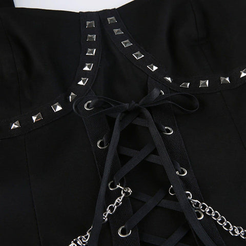 Dark Chain Rivet Vest